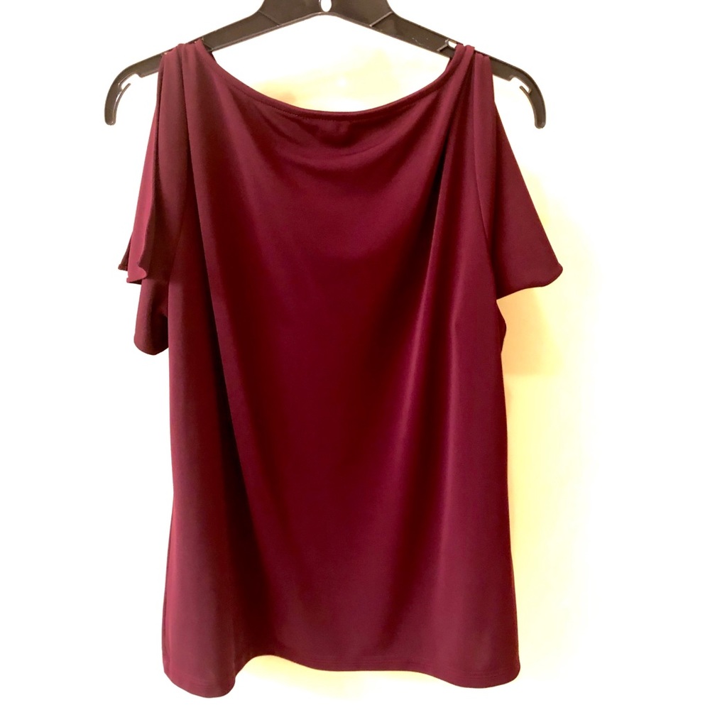 Talbots split sleeve knit top